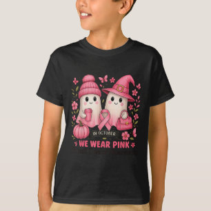 Im Oktober tragen wir NK Niedlich Ghost Breast Can T-Shirt