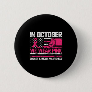 Im Oktober tragen wir Nk Stal Arbeiter Brustkrebs  Button
