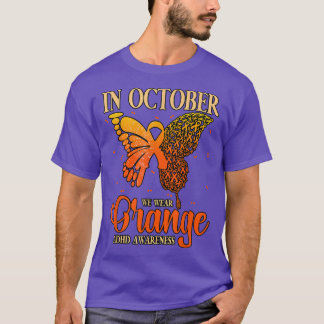 Im Oktober tragen wir Orange ADHD 846 T-Shirt