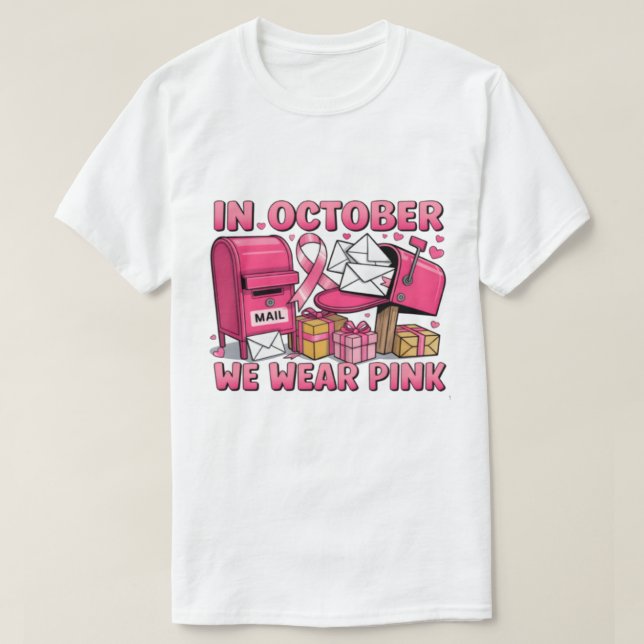 Im Oktober tragen wir Pink 2025 — der Bewegung bei T-Shirt (Design vorne)