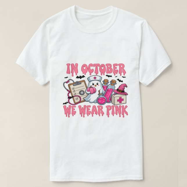 Im Oktober tragen wir Pink 2025 — der Bewegung bei T-Shirt (Design vorne)