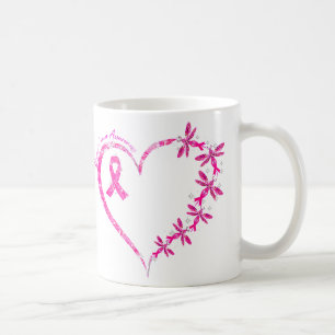 Im Oktober tragen wir Pink Brustkrebs Bewusstsein Kaffeetasse