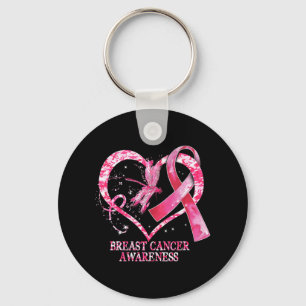 Im Oktober tragen wir Pink Brustkrebs Bewusstsein  Schlüsselanhänger
