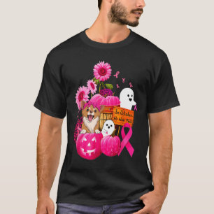 Im Oktober tragen wir Pink Chihuahua Hunde Brustka T-Shirt