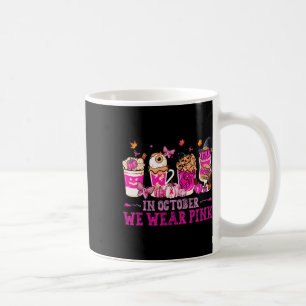 Im Oktober tragen wir Pink Coffee Eye Latte Herbst Kaffeetasse