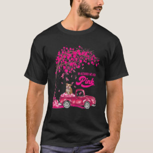 Im Oktober tragen wir Pink English Bulldog T-Shirt