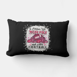 Im Oktober tragen wir Pink Football Breast Cancer Lendenkissen