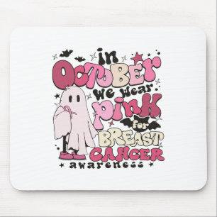 Im Oktober tragen wir Pink für Brustkrebs-Hallowee Mousepad