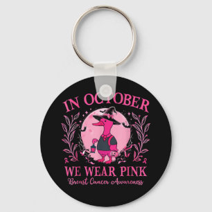 Im Oktober tragen wir Pink Gänse Brustkrebs Awaren Schlüsselanhänger