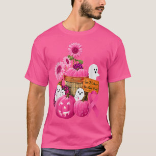 Im Oktober tragen wir Pink Ghosts & Pumpkins für B T-Shirt