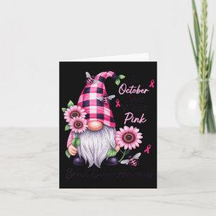 Im Oktober tragen wir Pink Gnome Breast Cancer Awa Karte
