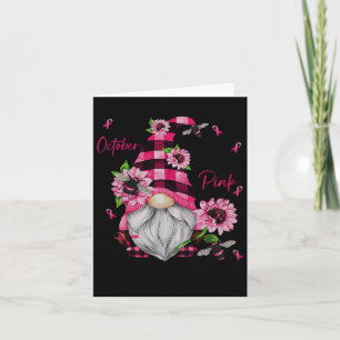Im Oktober tragen wir Pink Gnome Breast Cancer Awa Karte