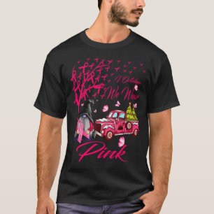 Im Oktober tragen wir Pink Gnome Truck Brustkrebs T-Shirt
