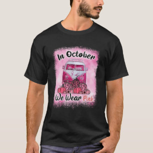 Im Oktober tragen wir Pink Hippie Bus Brustkrebs A T-Shirt