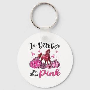 Im Oktober tragen wir Pink Horse Pumpkin Leopard B Schlüsselanhänger
