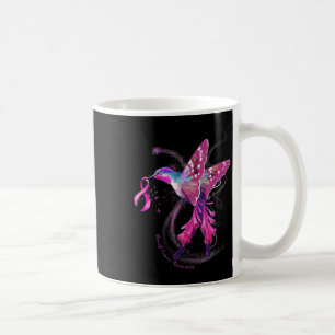 Im Oktober tragen wir Pink Hummingbird Brustkrebs Kaffeetasse