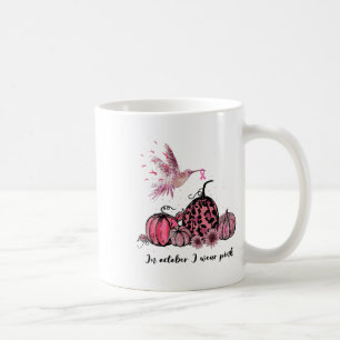 Im Oktober tragen wir Pink Hummingbird Brustkrebs Kaffeetasse