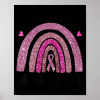 Im Oktober tragen wir Pink Rainbow Breast Cancer A