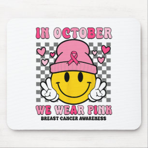 Im Oktober tragen wir Pink Ribbon Ghost Halloween  Mousepad