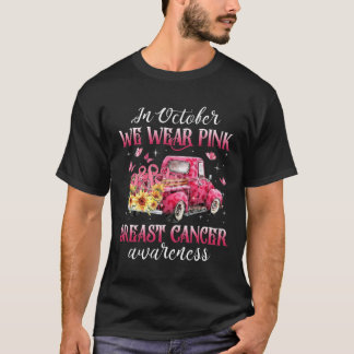Im Oktober tragen wir Pink Ribbon Leopard LKW Brea T-Shirt