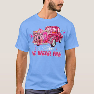 Im Oktober tragen wir Pink Ribbon Leopard LKW Brea T-Shirt