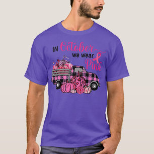 Im Oktober tragen wir Pink Ribbon Leopard LKW Brea T-Shirt