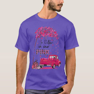 Im Oktober tragen wir Pink Ribbon Truck Flamingo B T-Shirt