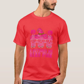 Im Oktober tragen wir Pink Sugar Skull Brustkrebs T-Shirt