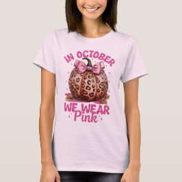 Im Oktober tragen wir Pink T-Shirt