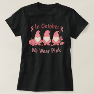Im Oktober tragen wir Pink T-Shirt