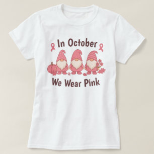 Im Oktober tragen wir Pink T-Shirt