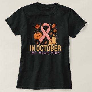 Im Oktober tragen wir Pink T-Shirt