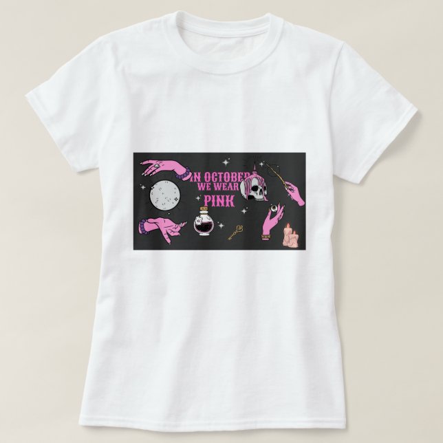 IM OKTOBER TRAGEN WIR PINK T-Shirt (Design vorne)
