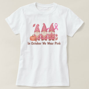 Im Oktober tragen wir Pink T-Shirt