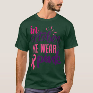 Im Oktober tragen wir Pink T-Shirt