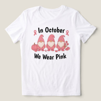 Im Oktober tragen wir Pink Tri-Blend Shirt