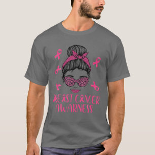 Im Oktober tragen wir pinkfarbene, geile Brust-Kre T-Shirt