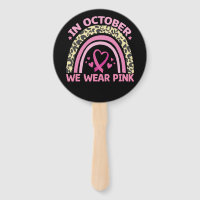 Im Oktober tragen wir rosa Brustkrebs-Bewusstsein