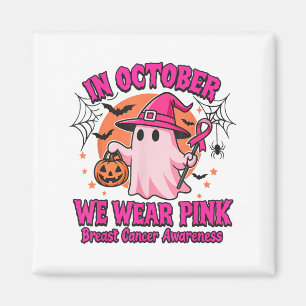 Im Oktober tragen wir rosa Brustkrebs-Bewusstsein Magnet