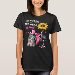 Im Oktober tragen wir rosa Brustkrebs-Bewusstsein T-Shirt