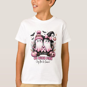 Im Oktober tragen wir rosa Brustkrebs-Bewusstsein  T-Shirt
