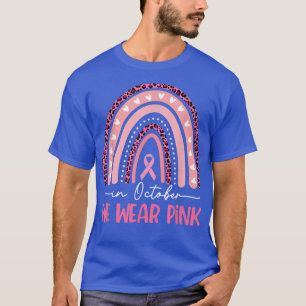 Im Oktober tragen wir rosa Brustkrebs-Bewusstsein T-Shirt