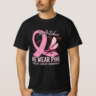 Im Oktober tragen wir rosa Brustkrebs-Bewusstsein T-Shirt