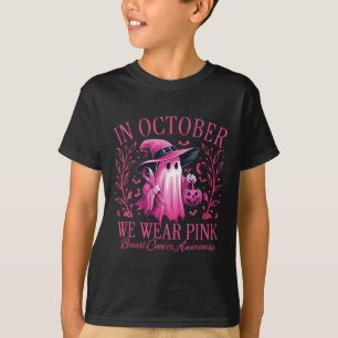 Im Oktober tragen wir rosa Brustkrebs-Bewusstsein  T-Shirt