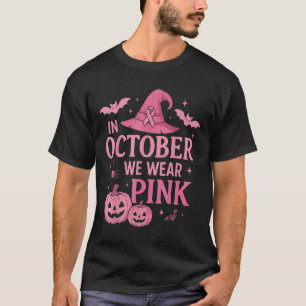 Im Oktober tragen wir rosa Brustkrebs-Bewusstsein T-Shirt