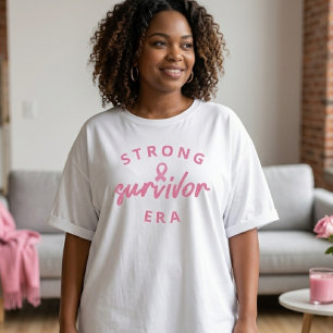 Im Oktober tragen wir Rosa Brustkrebs-Bewusstsein T-Shirt