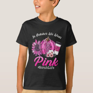 Im Oktober tragen wir rosa Brustkrebs F T-Shirt