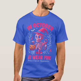 im Oktober tragen wir Rosa Brustkrebs Frauen Mädch T-Shirt