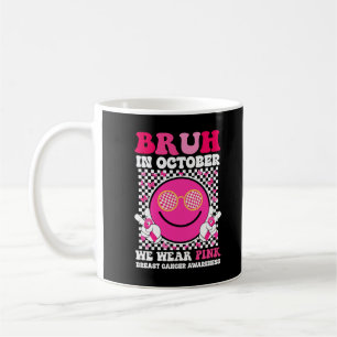 Im Oktober tragen wir rosa Brustkrebs Kaffeetasse