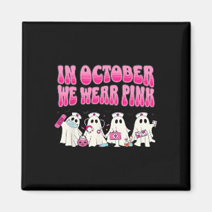 Im Oktober tragen wir rosa Brustkrebs Magnet